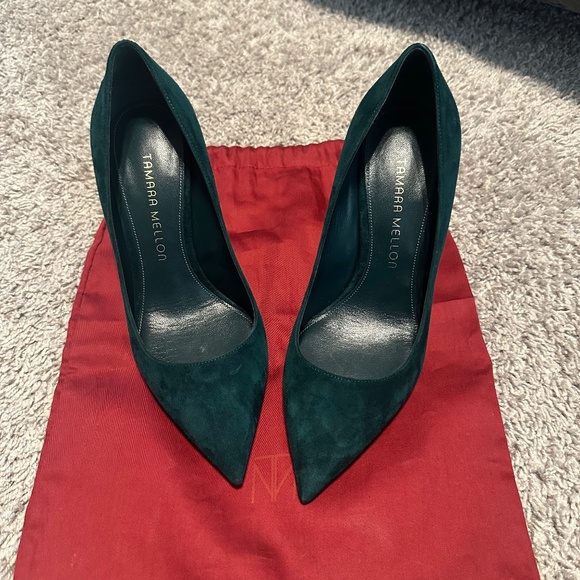 Tamara Mellon Emerald Green Pump - Picture 1 of 5